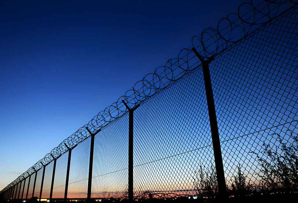 security-fence in Oakmont Ct, Mansfield, TX